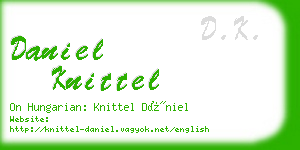 daniel knittel business card